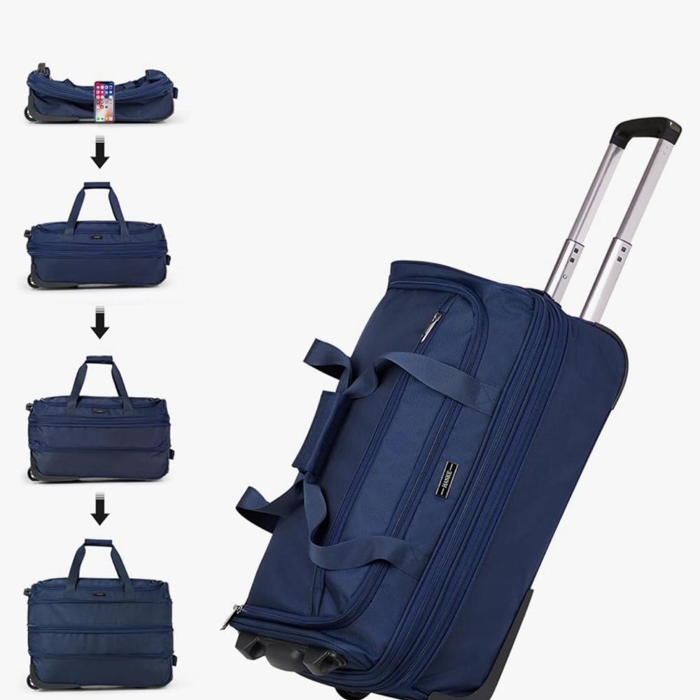 Versatile Blue Duffel Bag for All Your Adventures